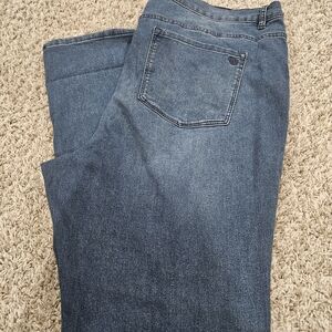 DG2 by Diane Gilman Women's Blue Boot Cut Jeans